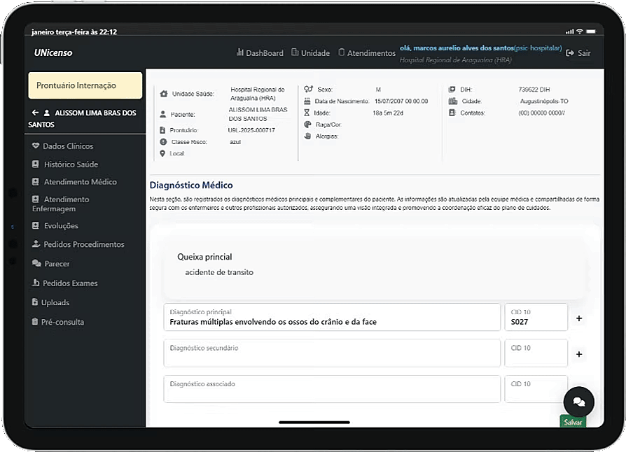Unicenso no iPad Pro 11